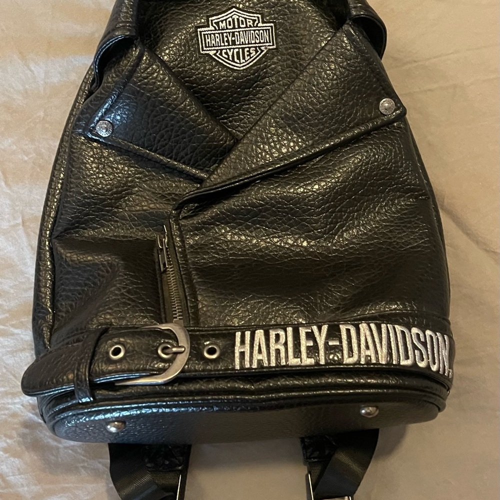 Harley Davidson Backpack/Purse - Motorcycle Jacket Style